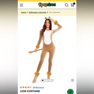 Tipsy Elves Brown Animal Costume with Ears